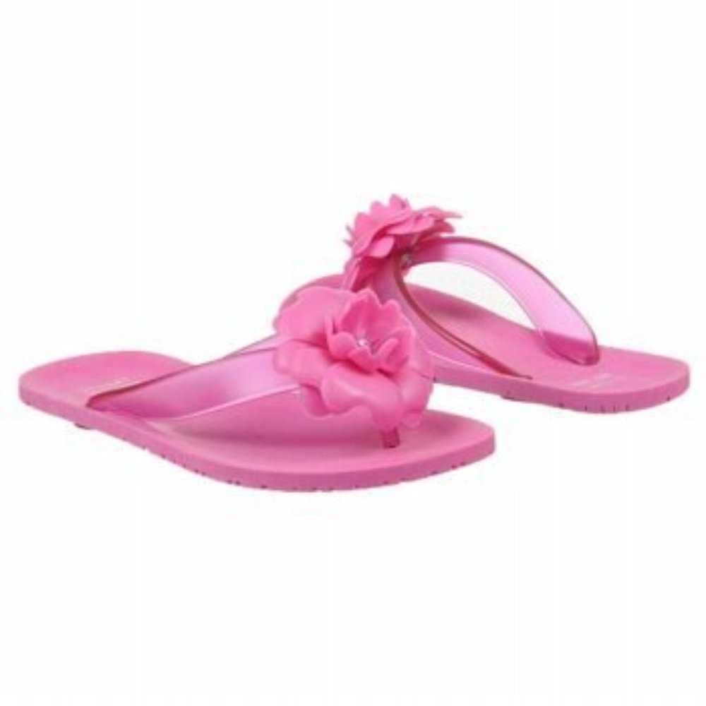 STUART WEITZMAN Girls Youth Kids Pink Flip Flop Slippers